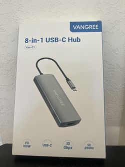 Vangree 8 in 1 USB C-Hub.