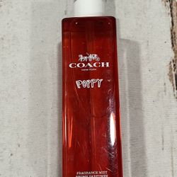 NEW COACH POPPY BODY SPRAY FRAGRANCE MIST 
