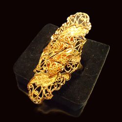 21K GOLD LADIES LONG STYLE LADIES RING (5.4GR)