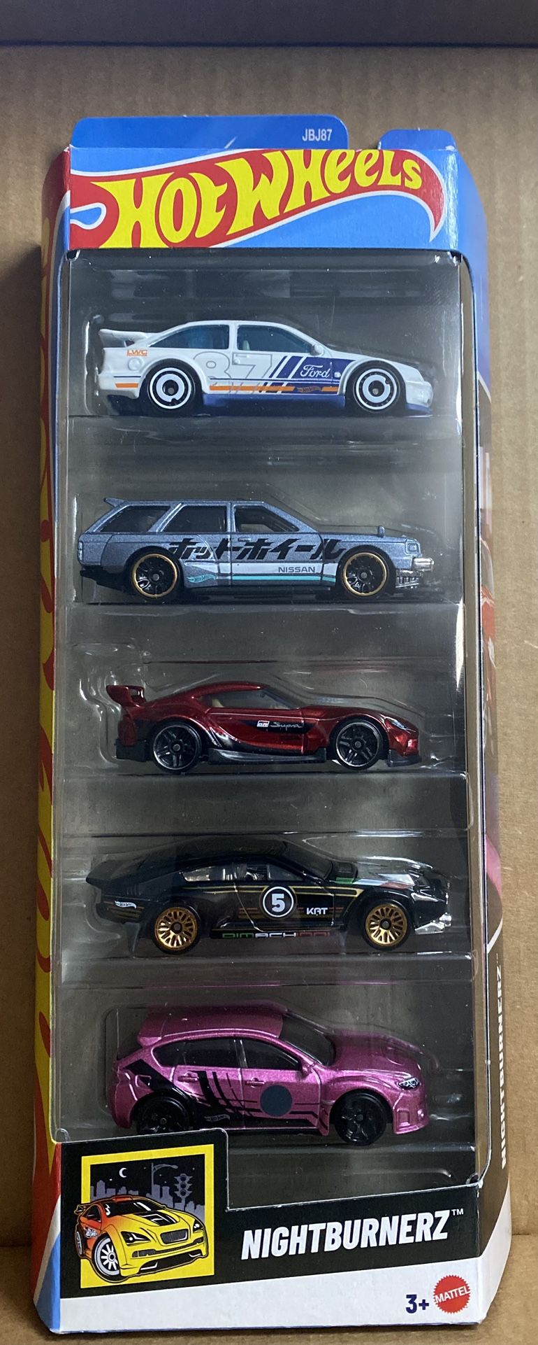 Hot Wheels NIGHTBURNERZ 5-Pack