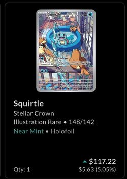 Squirtle 148 stellar crown