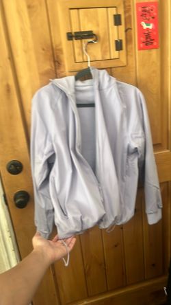 Purple lilac jacket (no size but fits medium oversized)