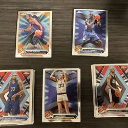 45+ NBA Topps Chrome Cards – Bird, KD, Refractors & Rookies