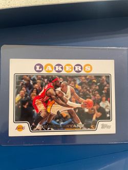 Kobe Bryant Topps Lakers Basketball Card