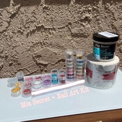 Mia Secret + Nail Art Kit ( See Description For Details)