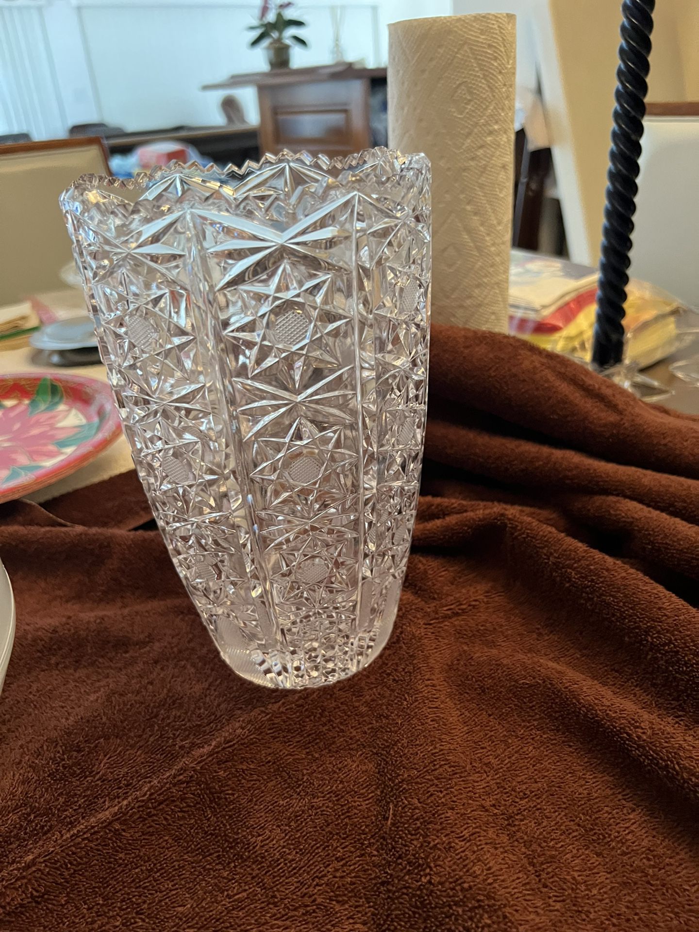 Pretty Crystal Vase 