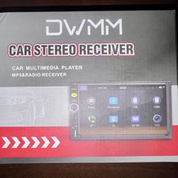 Car Stereo Receiver 7”, Car Play, Android Auto