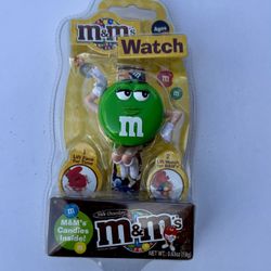 2007 M &M'S WRIST WATCH DIGITAL CANDIES INSIDE NIP GREEN New Old Stock SEALED