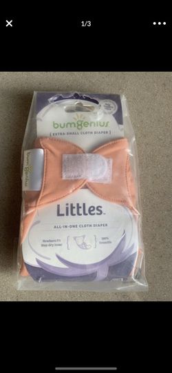 New Bumgenius Extra small cloth diaper all in one cloth diaper little newborn Reusable 6-12 pounds