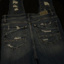 Women Buckle Jeans