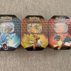 Pokemon Hidden Fates Tin (4 packs per tin)