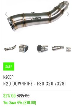 ARM Motorsports N20 Downpipe BMW F30 F22 F10 320i/328i