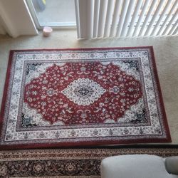 Persian Red Rug (Water Repellant, Anti Static/Soil)
