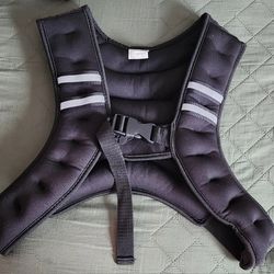 Tone Fitness Neoprene Weighted Vest, 12 Pounds, Black