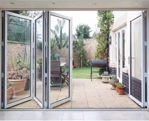 Vinyl & Aluminum Sliding doors  Accordion folding Doors and  Windows 