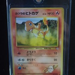 1st Edition Pokemon Japanese Charmander Mint Condition 