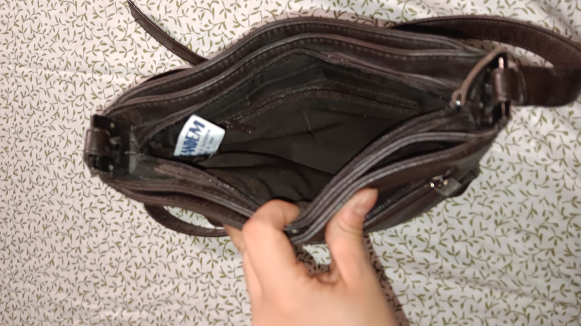Y2k leather bag