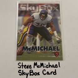 Steve McMichael Chicago Bears Hall of Fame DT SkyBox Card. 