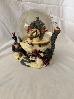 Christmas Snowman Scene Snow Globe