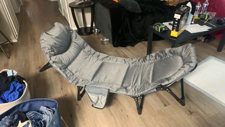 Folding Padded Lounge Chair with Headrest