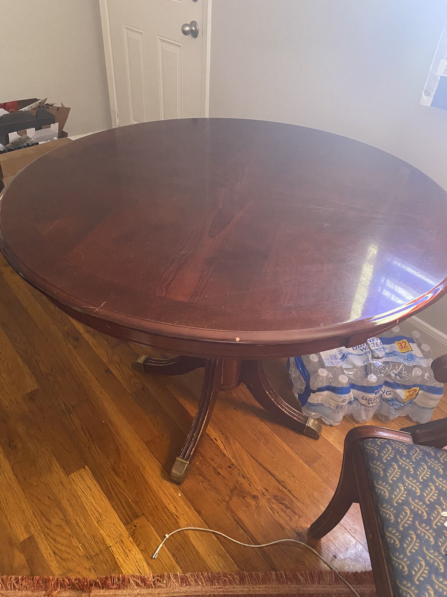 Real Wooden Round Dinner Table 42”