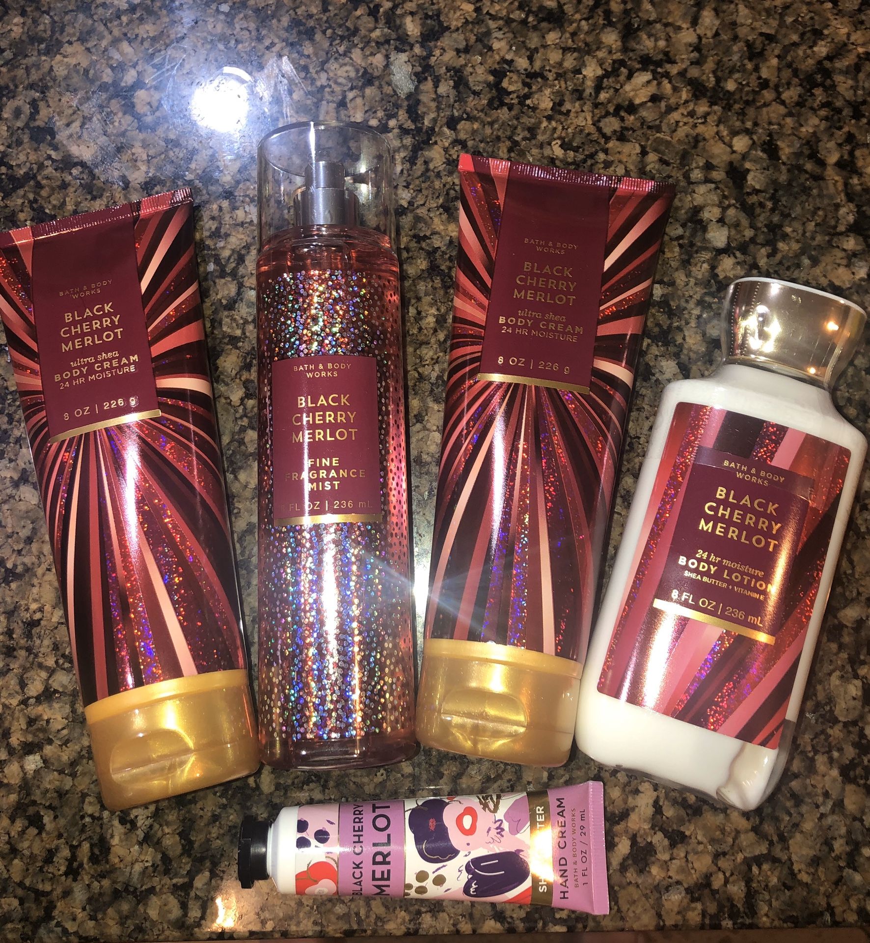 Bath & body works black cherry merlot lot