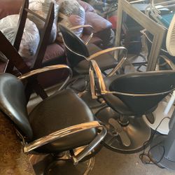 Three Beuty Salon Chairs