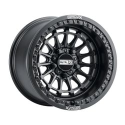 Metal FX Delta R Beadlock 15X10 5X114.3 +0 (5+5) Satin Black 2pc Wheels