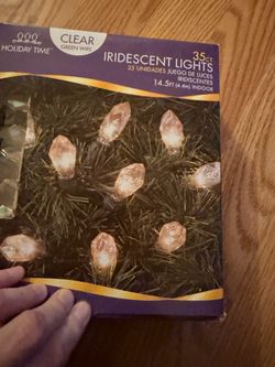 Holiday Time Clear Iridescent Christmas Lights — Tested