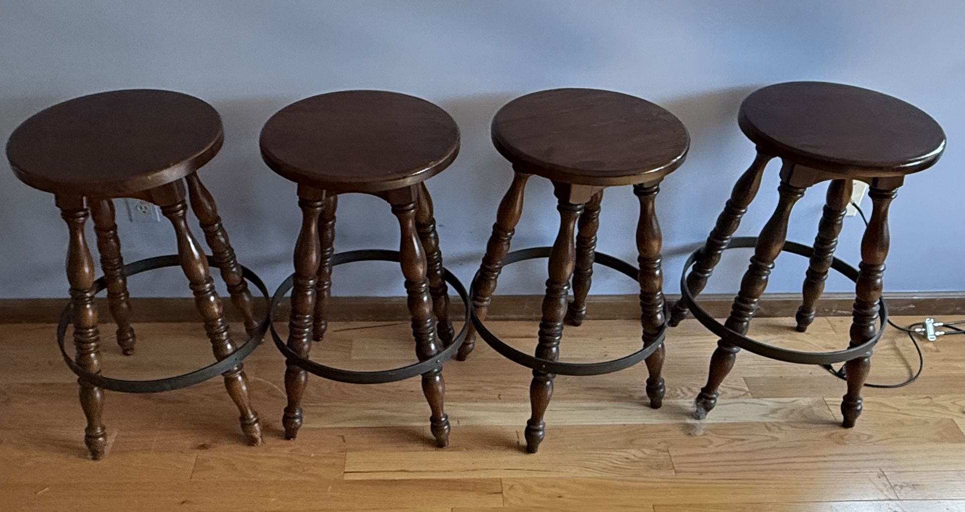 (4) Vintage Bar Stool-Nice Shape