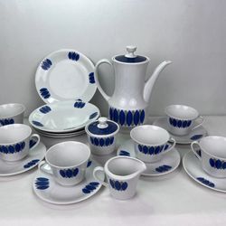 Vintage MCM Lot of Feltman Weiden Bavaria Porcelain Tea Set Made In Germany (5)