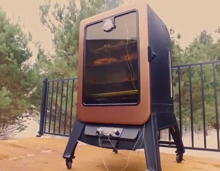 Pit Boss Grills 77350 3.5 Cu. ft. Vertical Digital Pellet Smoker with Rear Hopper