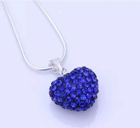 Swarovski heart necklaces 2 colours