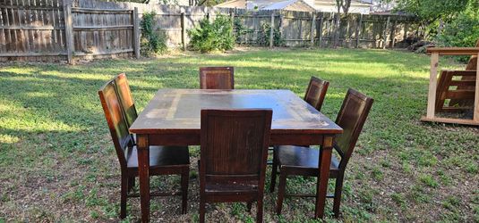 Table and chairs