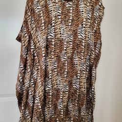 Animal Print Top Lge From Kohls