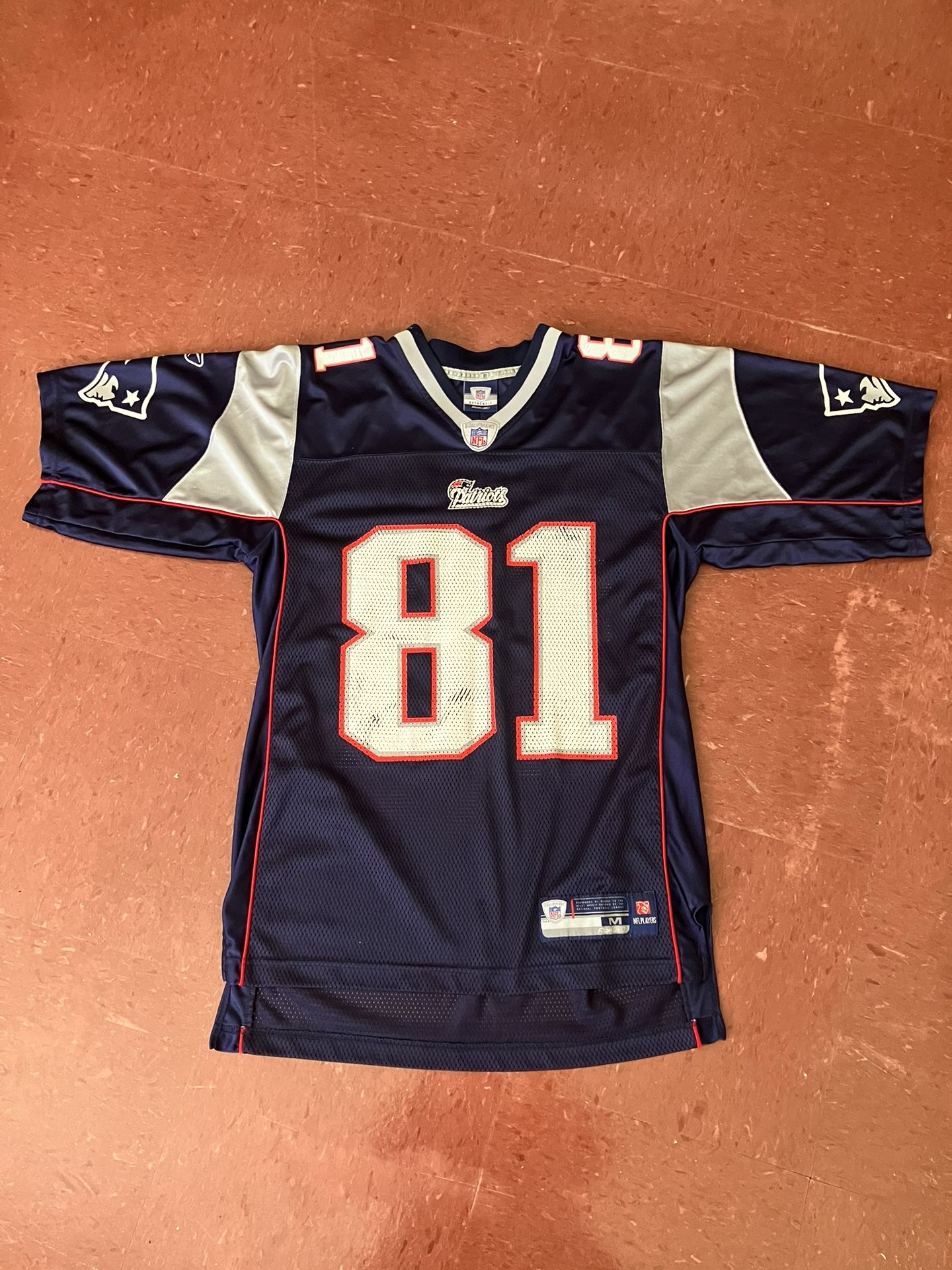 Men's Nike Randy Moss Navy New England Patriots Game Retired Player Jersey