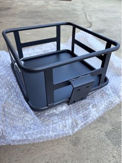 Electric/ bike metal basket tray