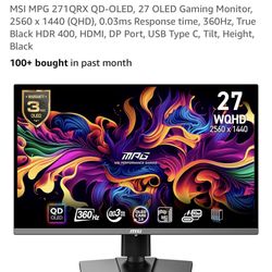Msi Oled Monitor 