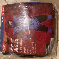 Brand New Ninja Costume Kids Size 4-6