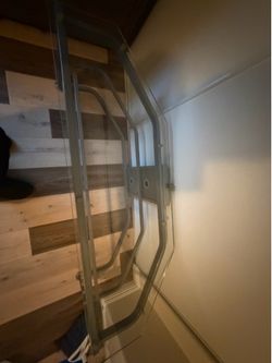 3 pcs glass tv stand