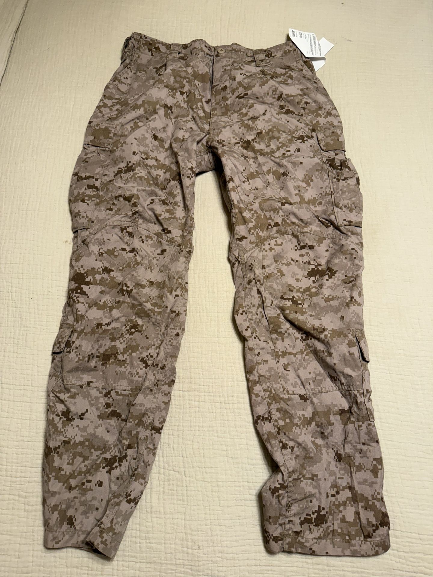 USMC Desert MARPAT Trousers – Large Regular, Brand New w/ Tags