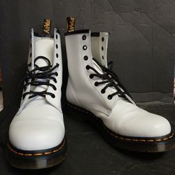 Dr. Martens Women's White Boots