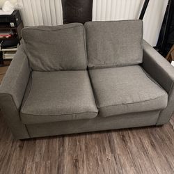 Pottery Barn Fremont Square Arm Sofa / Loveseat – Gray – Retail $1,799