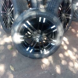 Brand new 20 rims and tires