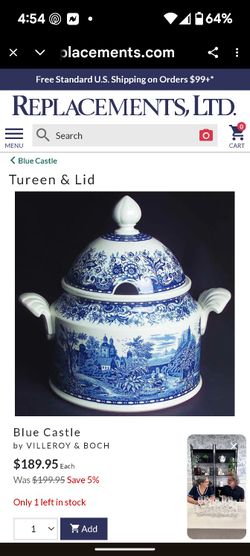 Blue Castle Tureen