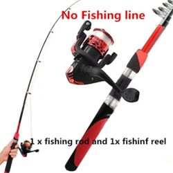 New fishing reel and pole new mr PRICE IS FIRM