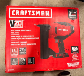 Craftsman V20 18GA Narrow Crown Stapler