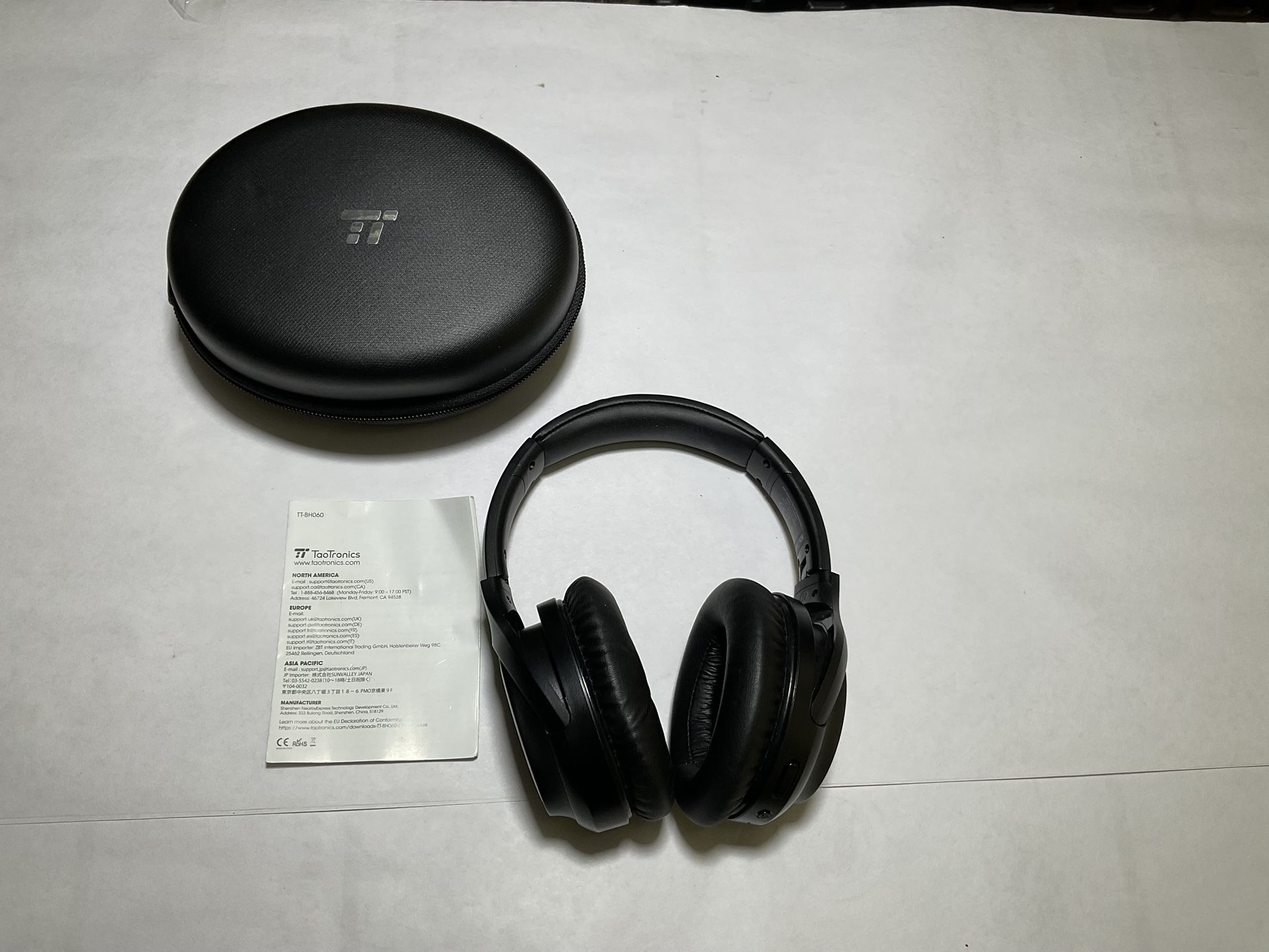 TaoTronics ANC Wireless Stereo Headphones Noise Canceling TT-BH060 Bluetooth