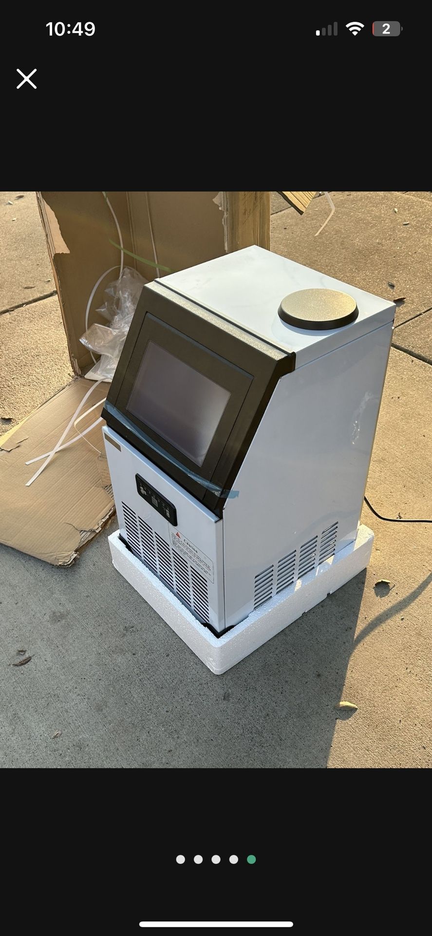 Brand New Commercial 120 Pound Ice Machine For $240