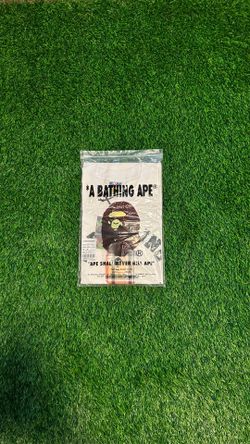 A Bathing Ape X Burberry collab white cotton t-shirt